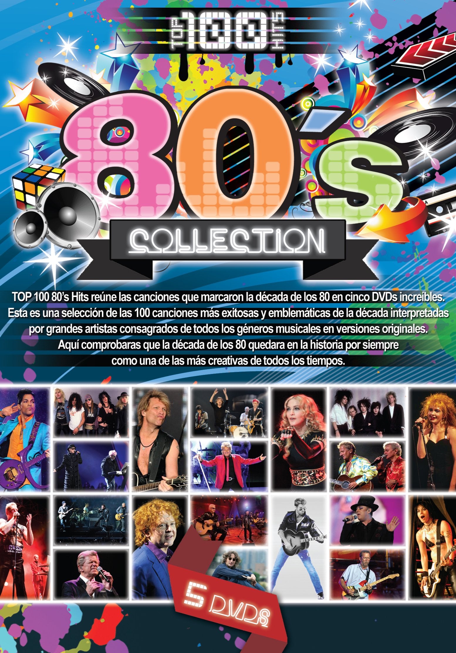 Format: DVD 80'S COLLECTION "TOP 100 HITS"   MADONNA,AIR SUPPLY,Q - Format: DVD Official Product View 2