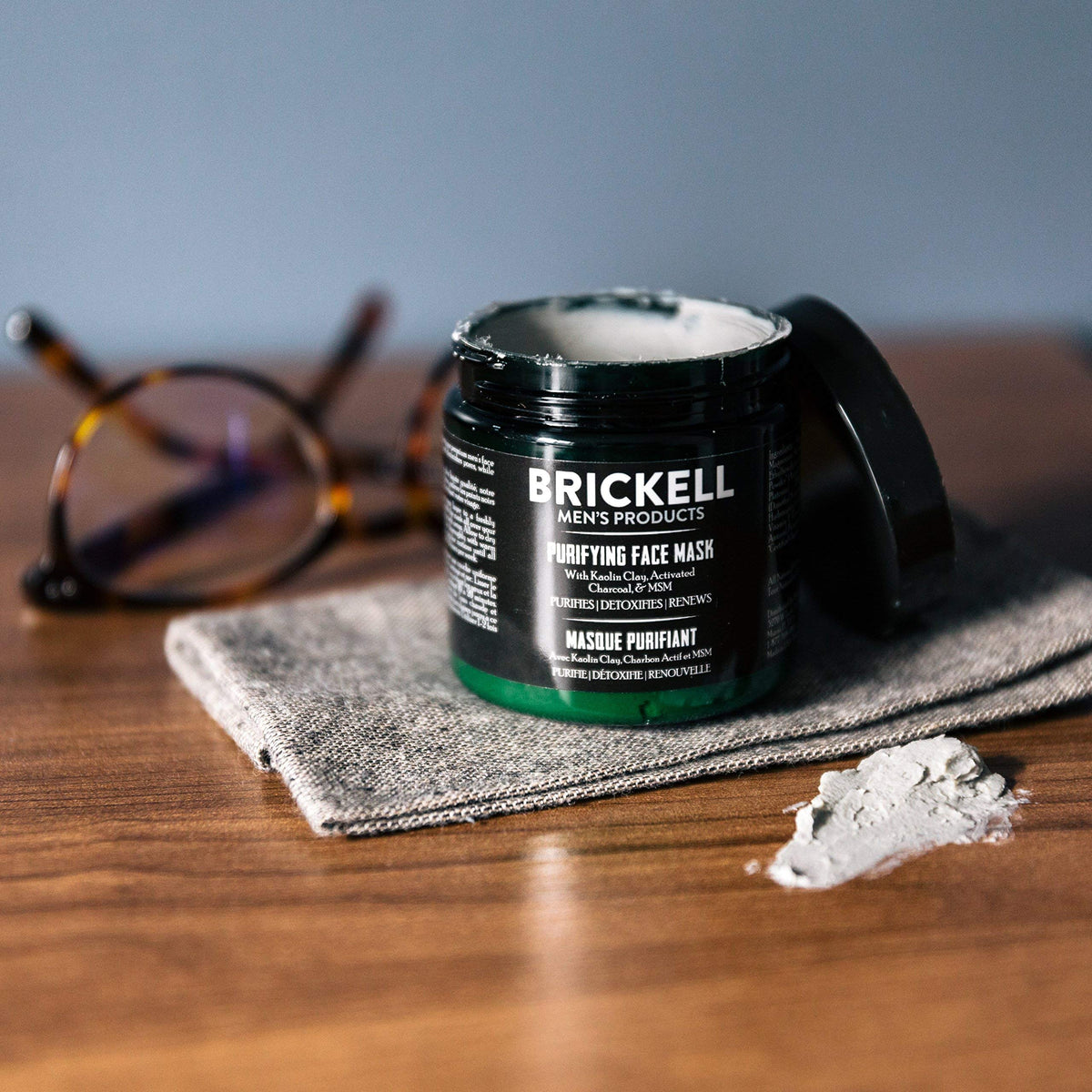 Brickell Men s Purifying Charcoal Face Mask Skin Care - Brickell Men's Products Official Imagery - 4