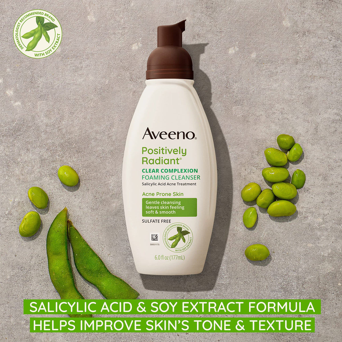 Aveeno Clear Complexion Foaming Oil Free Facial Cleanser - Aveeno Official Imagery - 3