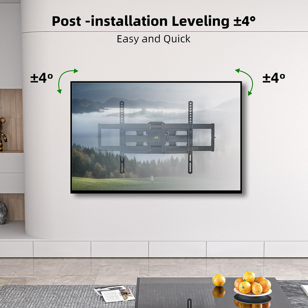 Full Motion TV Wall Mount for Most 37 84 Flat Screen TV - USX MOUNT Official Imagery - 6
