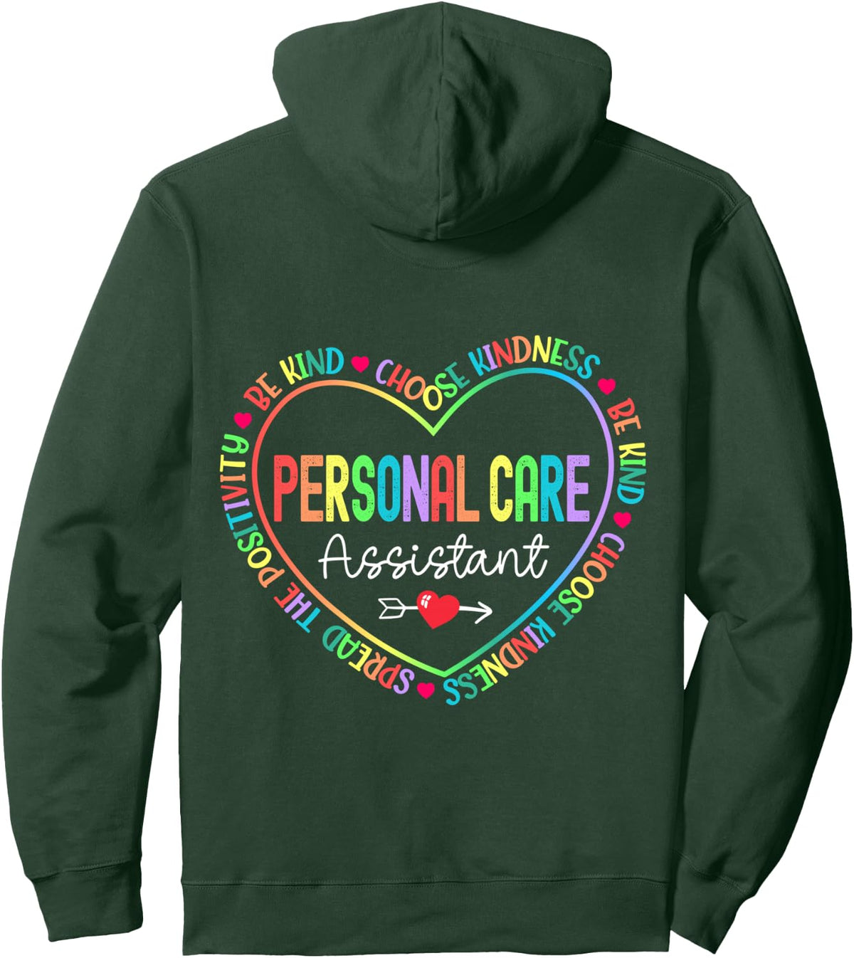 Groovy Personal Care Assistant Health Care Worker Caregivers - Heart Personal Care Assistant Appreciation Official Imagery - 5