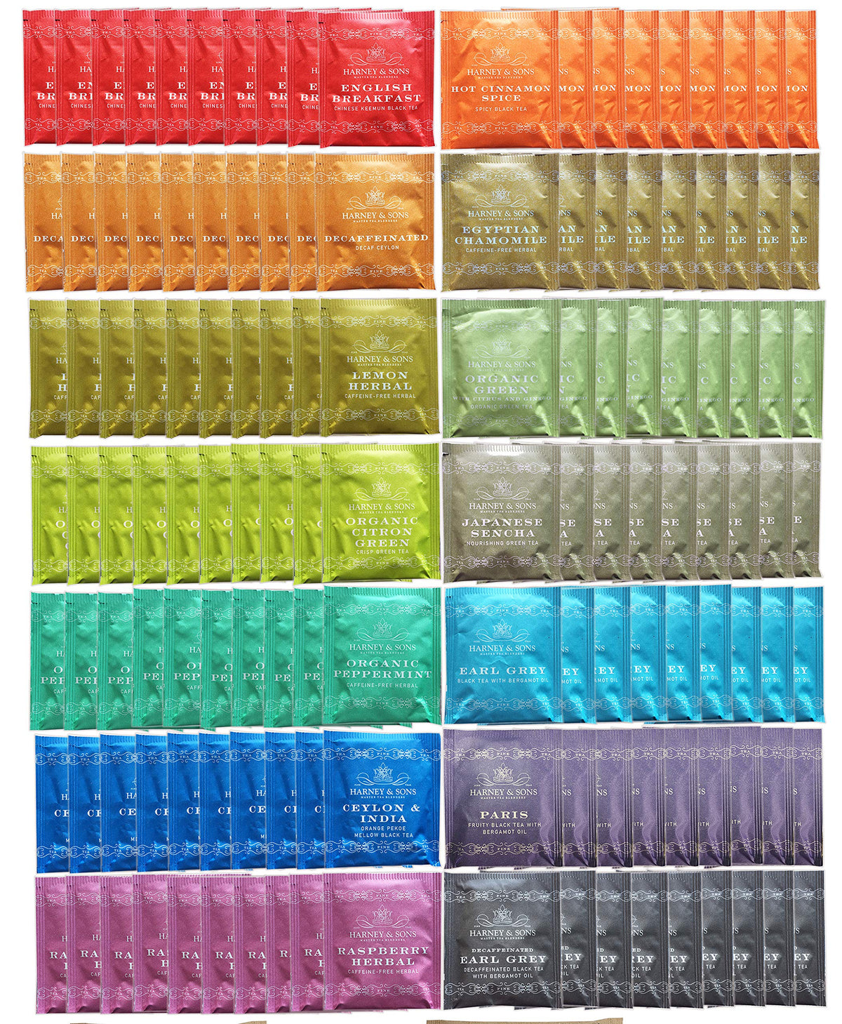 Harney Sons Assorted Tea Bag Sampler 70 Count Bundle Great - Harney & Sons Official Imagery - 3
