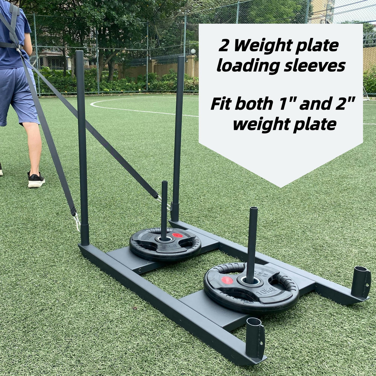Weight Sled for Training Push Pull Workout Sled Football - shikoyi Official Imagery - 7