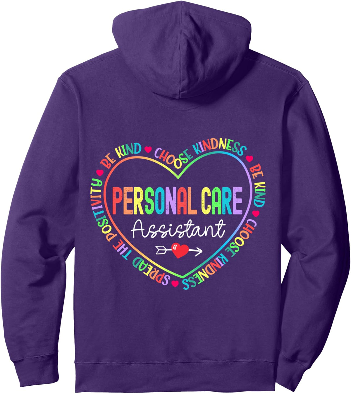 Groovy Personal Care Assistant Health Care Worker Caregivers - Heart Personal Care Assistant Appreciation Official Imagery - 4