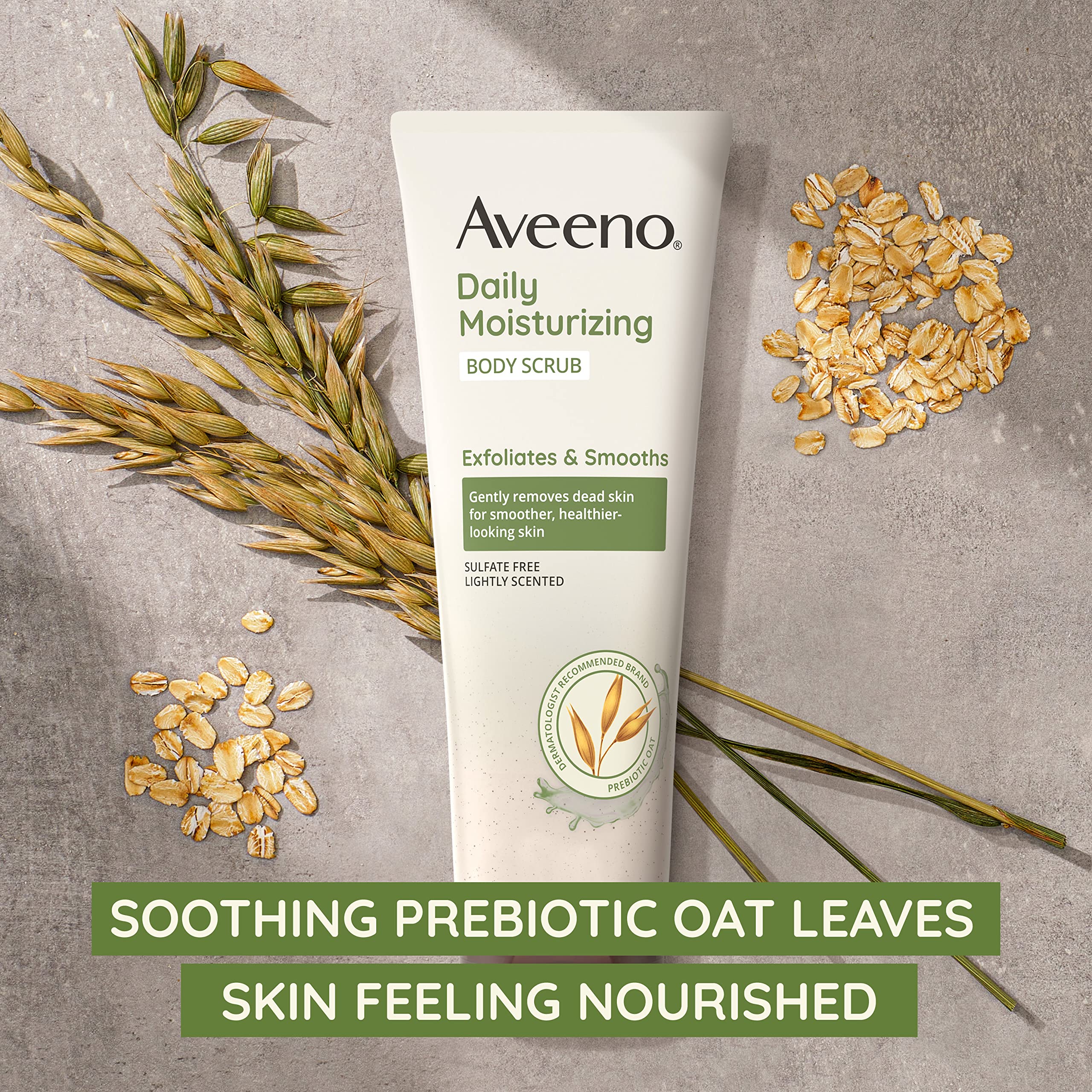 Elefair Tech Aveeno Daily Moisturizing Body Scrub, Exfoliating Body Wash for - Elefair Tech Official Product View 3