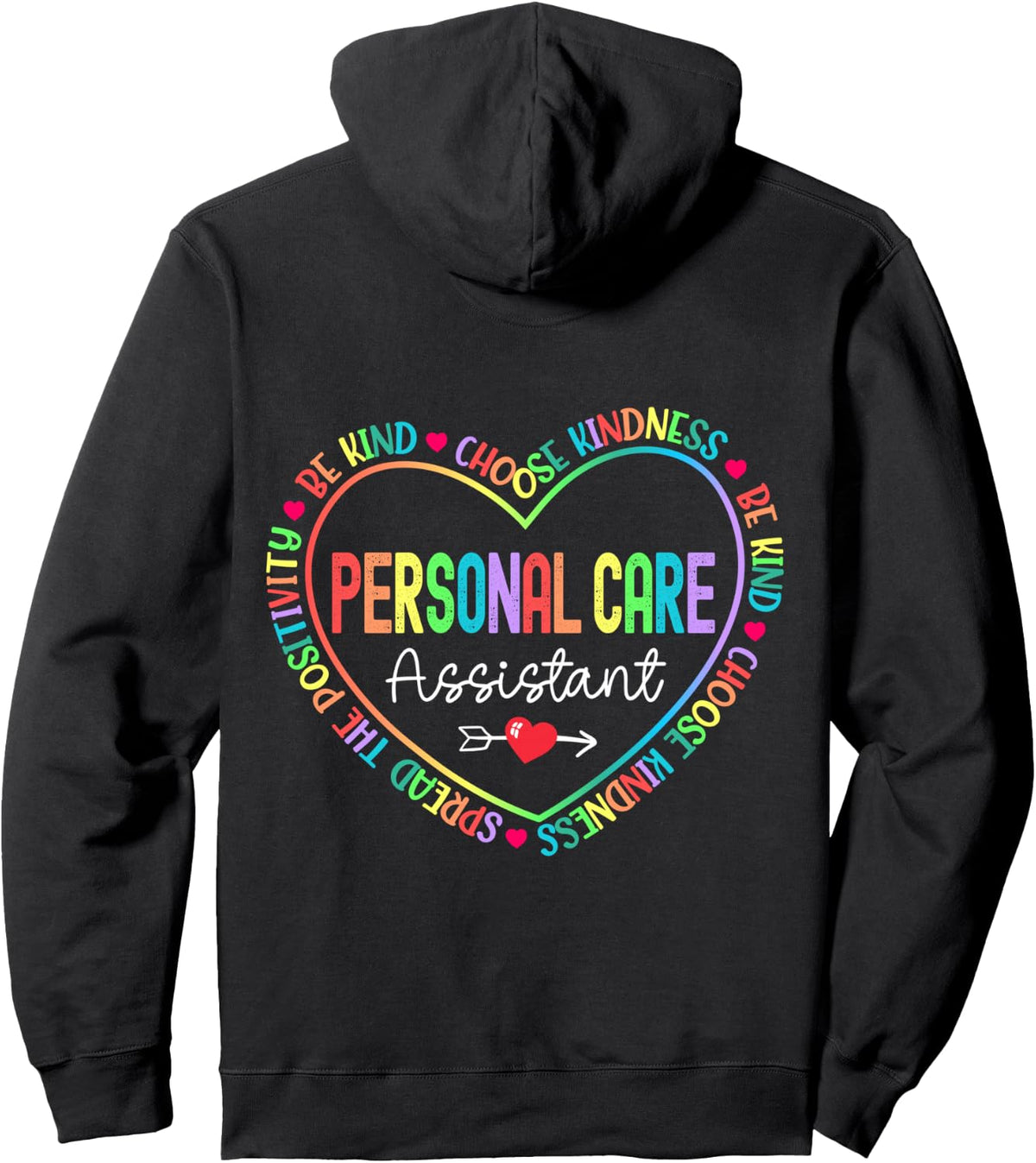 Groovy Personal Care Assistant Health Care Worker Caregivers - Heart Personal Care Assistant Appreciation Official Imagery - 2