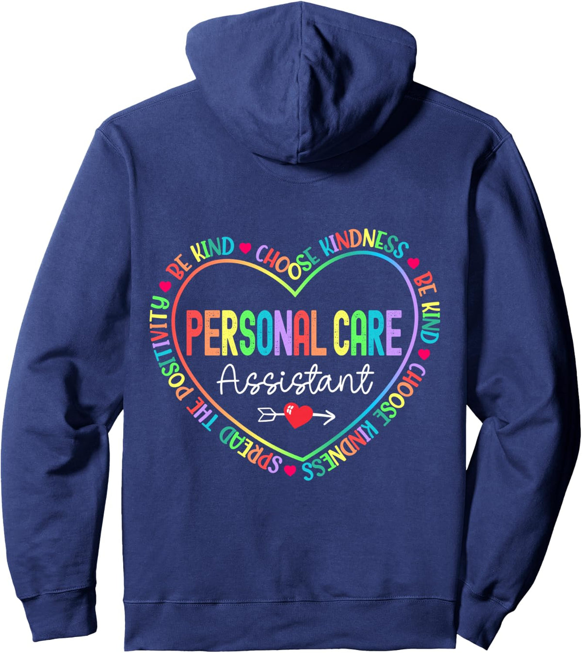 Groovy Personal Care Assistant Health Care Worker Caregivers - Heart Personal Care Assistant Appreciation Official Imagery - 8