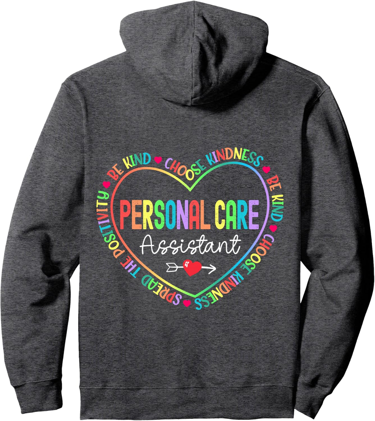 Groovy Personal Care Assistant Health Care Worker Caregivers - Heart Personal Care Assistant Appreciation Official Imagery - 6
