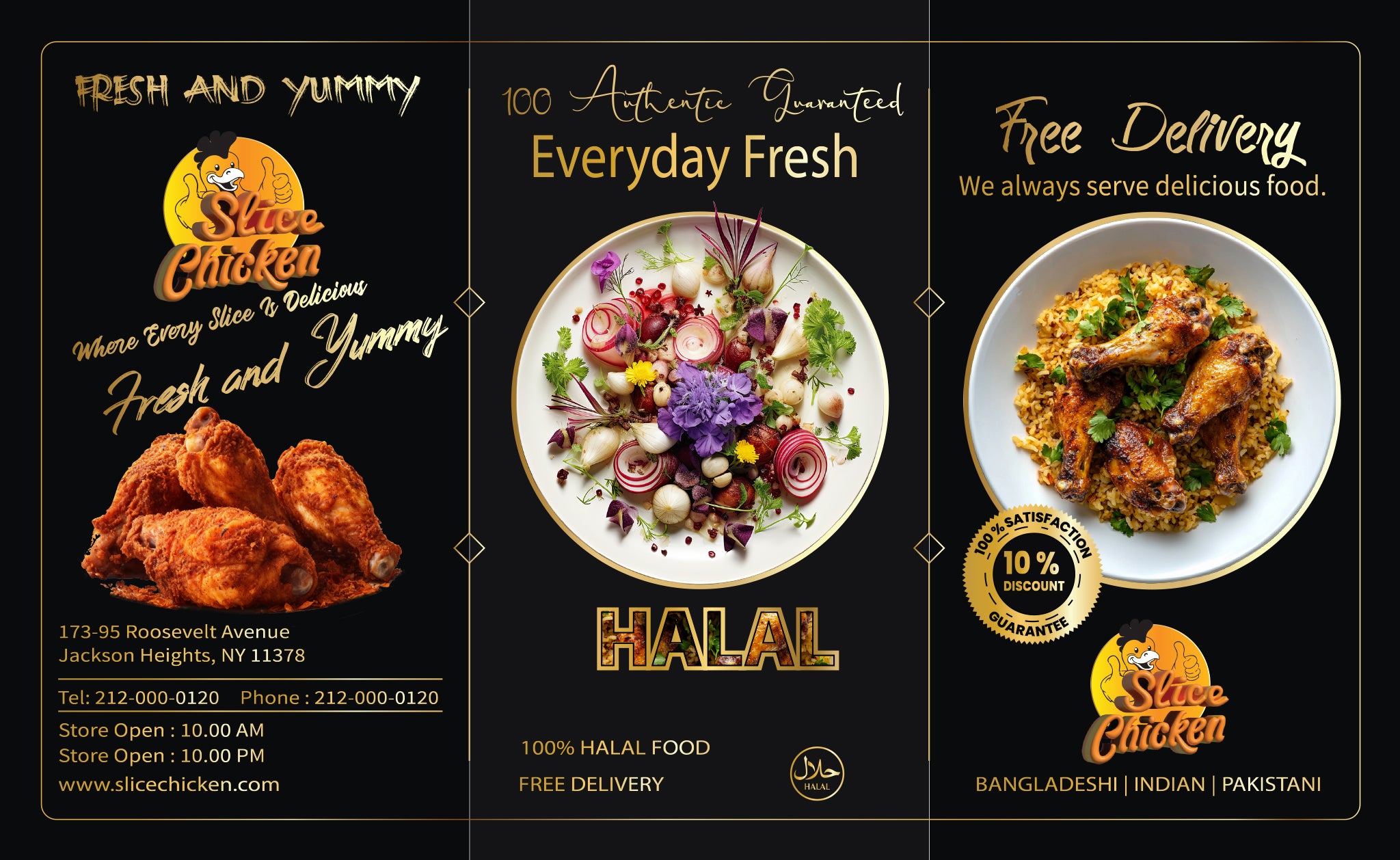 Restaurant Menu, Flyer and Business Card-R1001