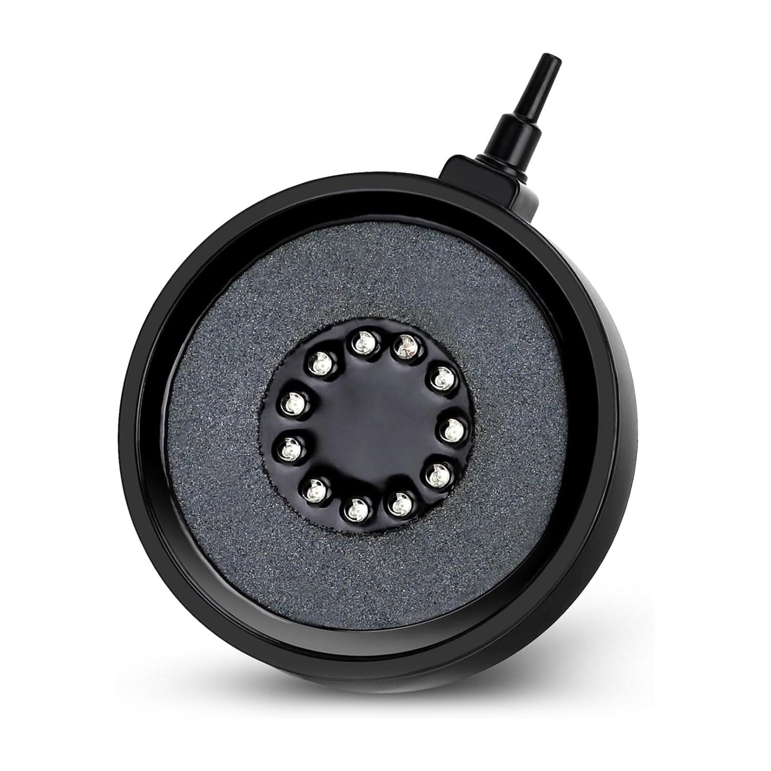 Fishkeeper aquarium air bubble light with LED fish tank bubbler stone disk, creates colorful bubbling effects in fish tanks.