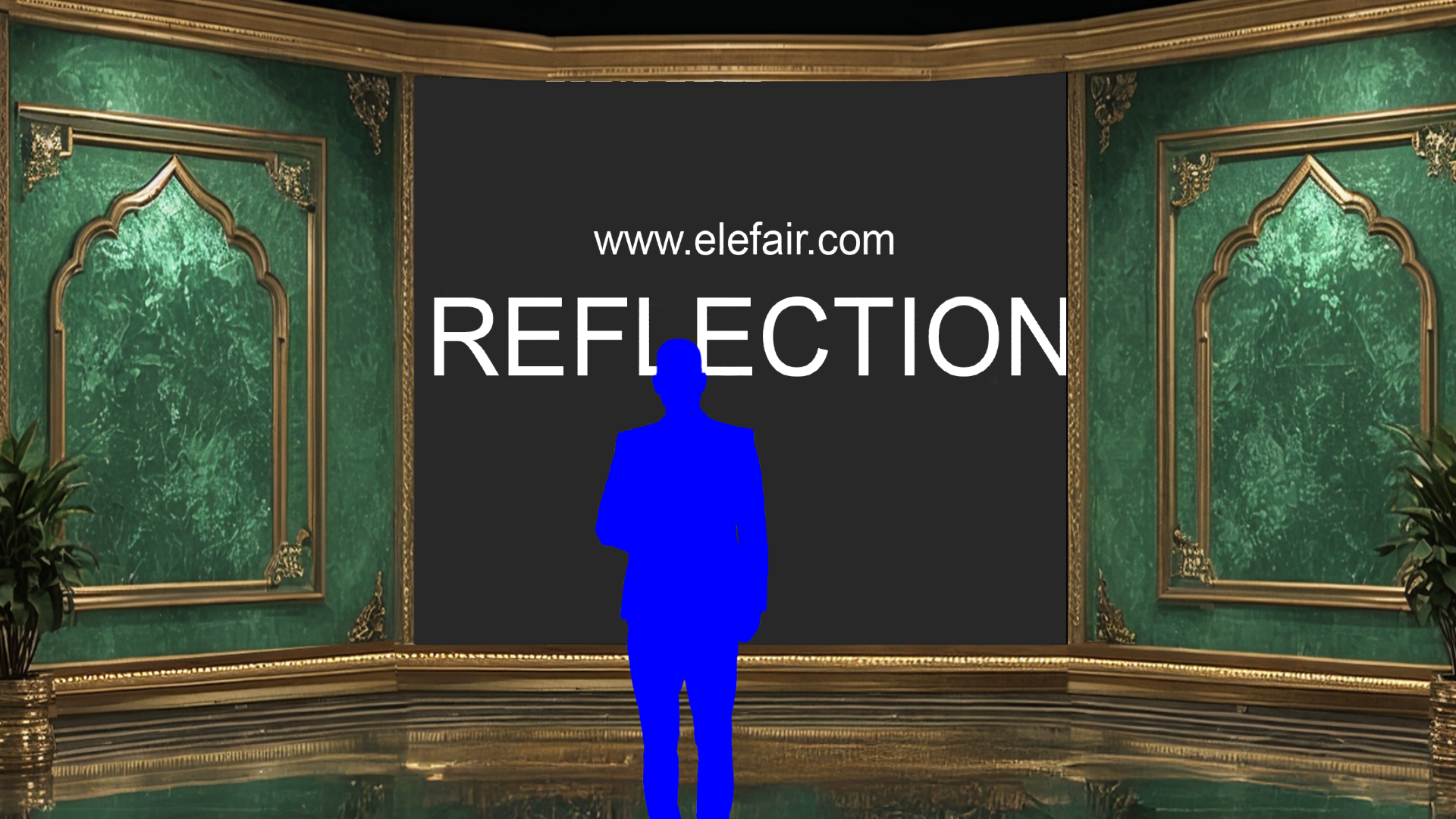 ভিমিক্স, টক শো এবং নিউজ সেটের জন্য পেশাদার ভার্চুয়াল স্টুডিও সেট -0014