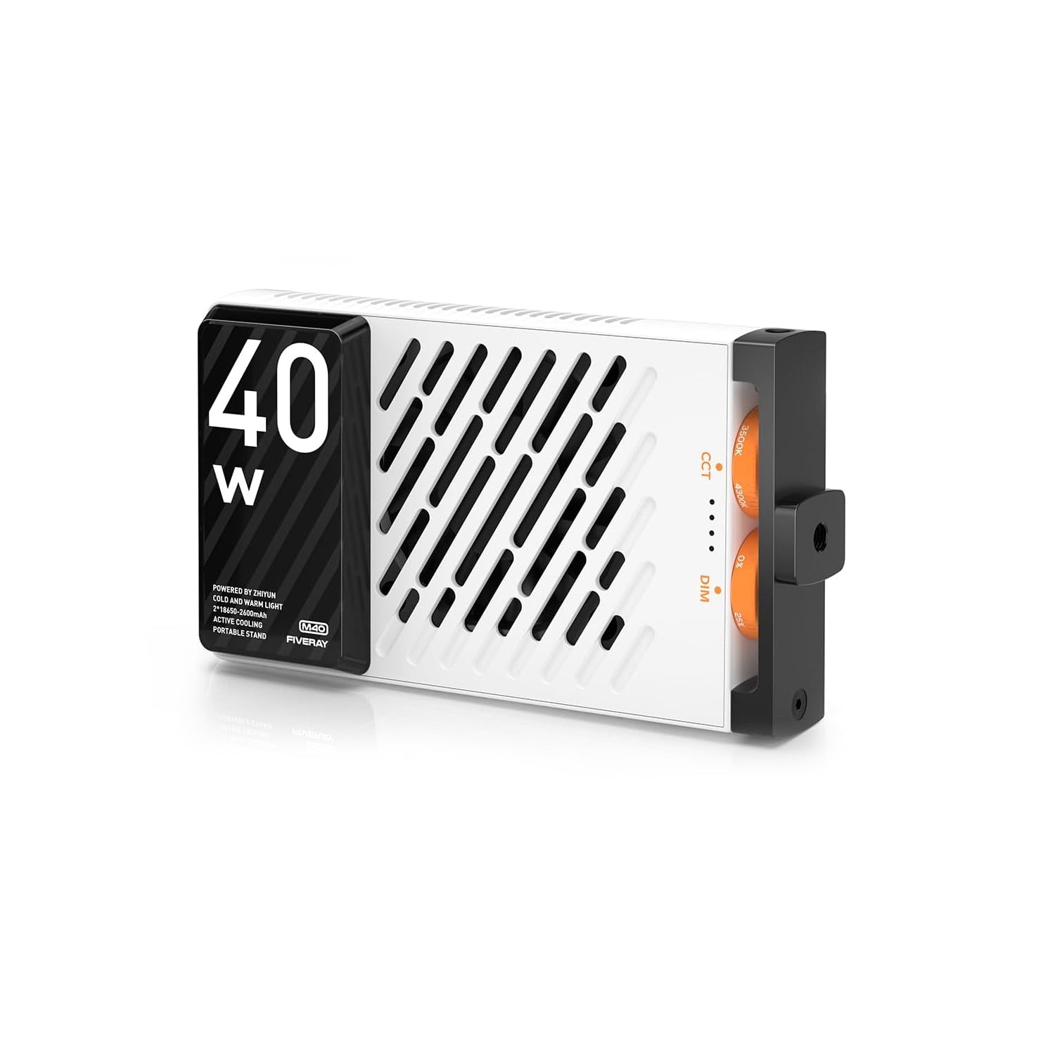 ZHIYUN FIVERAY M40 Video Light [Official], 40W Portable Camera Light, 14000 Lux