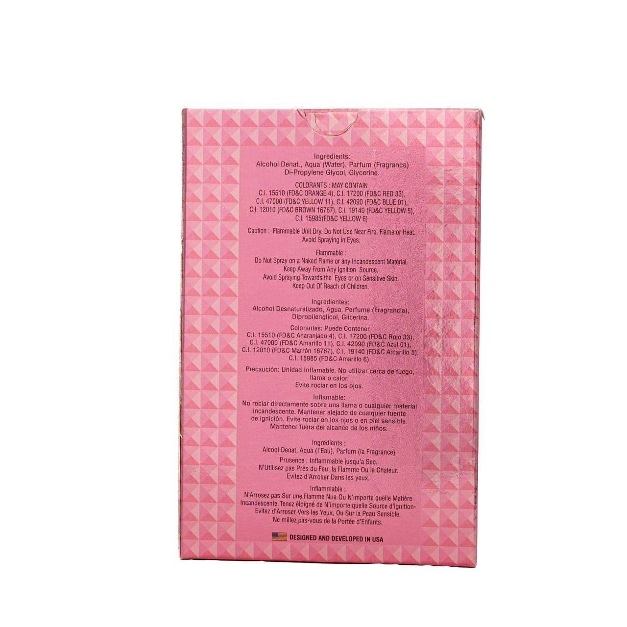 A CENTER Milano Women Perfume 100ml EDP spray with vanilla jasmine scent in elegant black bottle