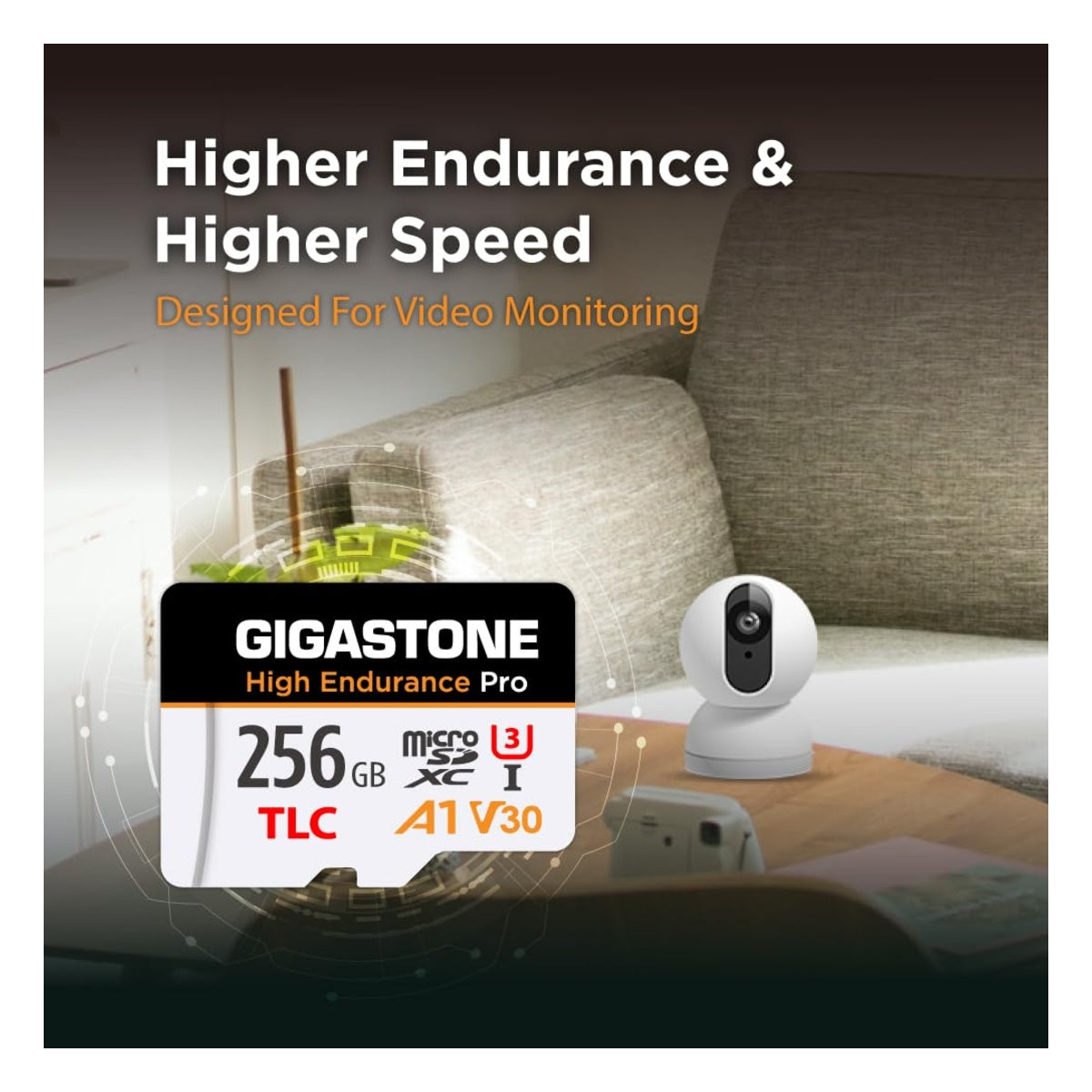 【5 Yrs Free Data Recovery】【Dash Cam】 GIGASTONE 256GB Micro SD... - Official Gigastone Product Imagery - View 7