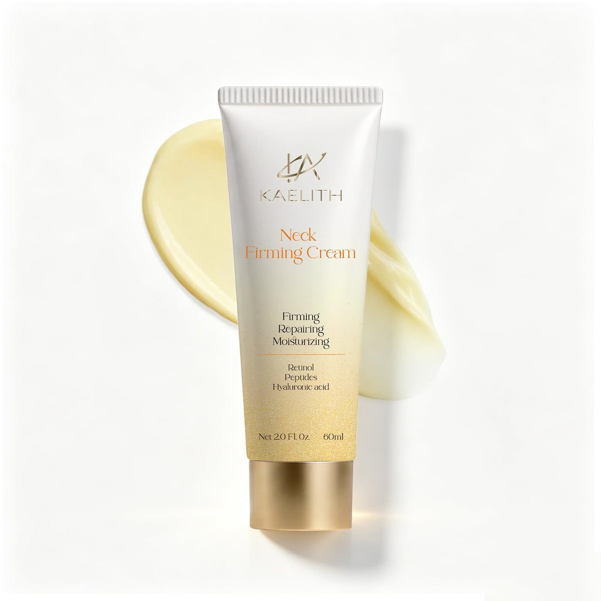 Retinol Neck Firming Cream for Wrinkles and Sagging Skin 2 0 - Kaelith Official Imagery - 2
