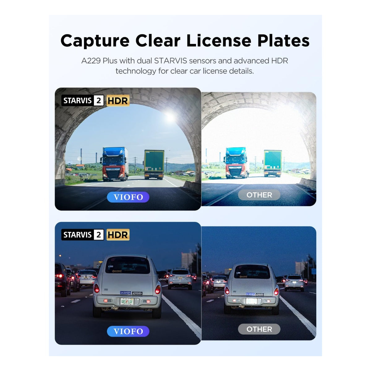 VIOFO A229 Plus Dash Cam Front and Rear - Official VIOFO Product Imagery - View 5