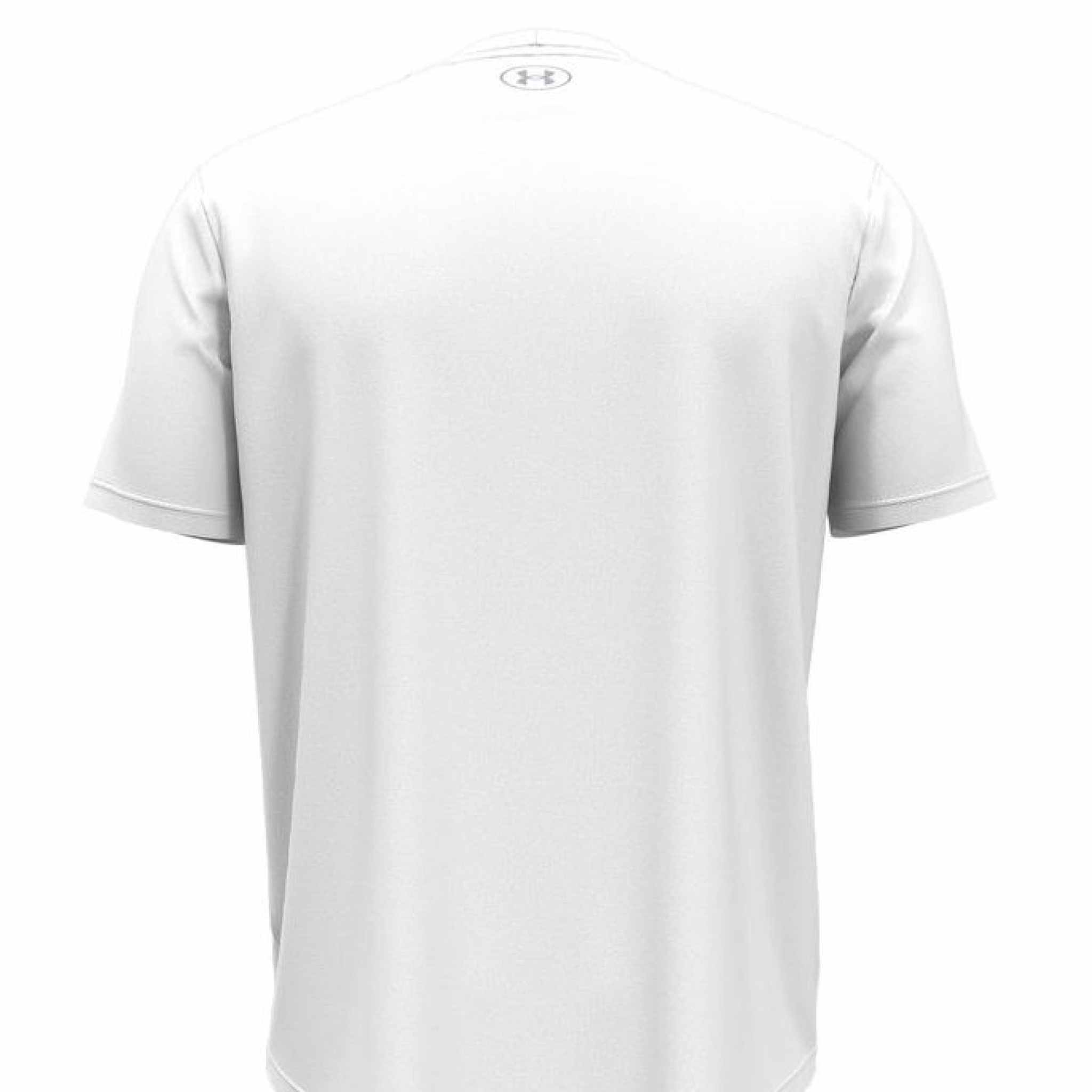 Under Armour 1376842 men's recycled polyester quick-dry anti-odor T-shirt with size chart