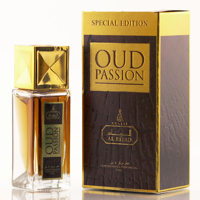 Maison d’Orient Oud Passion Gourmand Oriental Perfume Oil Roll-On 20mL bottle with modern design