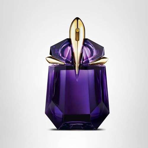 Mugler Alien Eau de Parfum 1oz women's floral woody jasmine amber perfume in refillable purple glass bottle