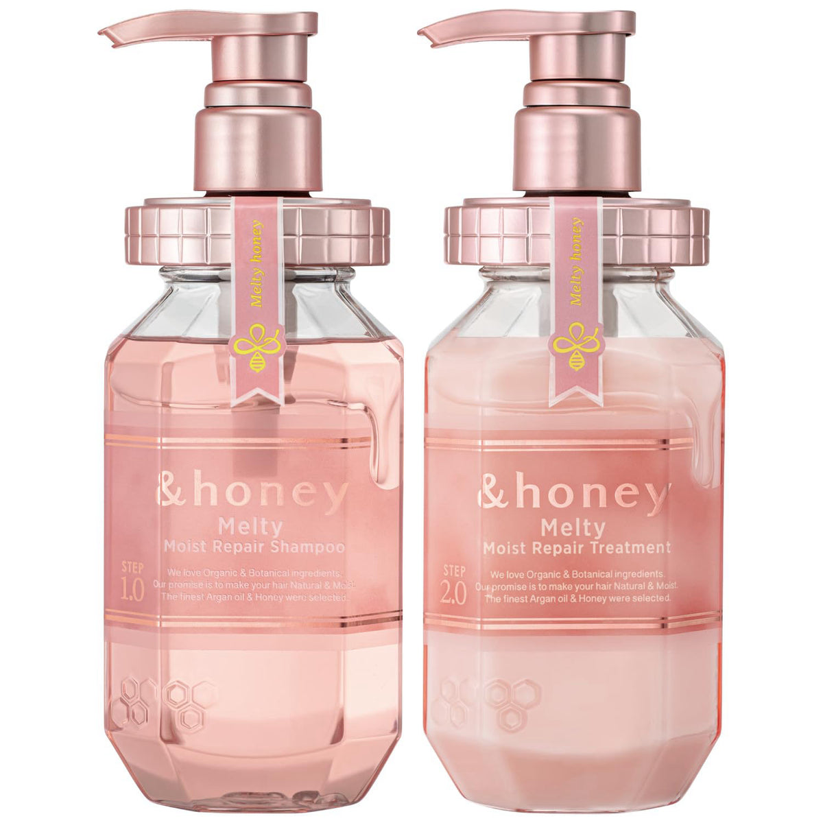 honey Melty Moist Repair Shampoo Conditioner Set 440mL 450g
