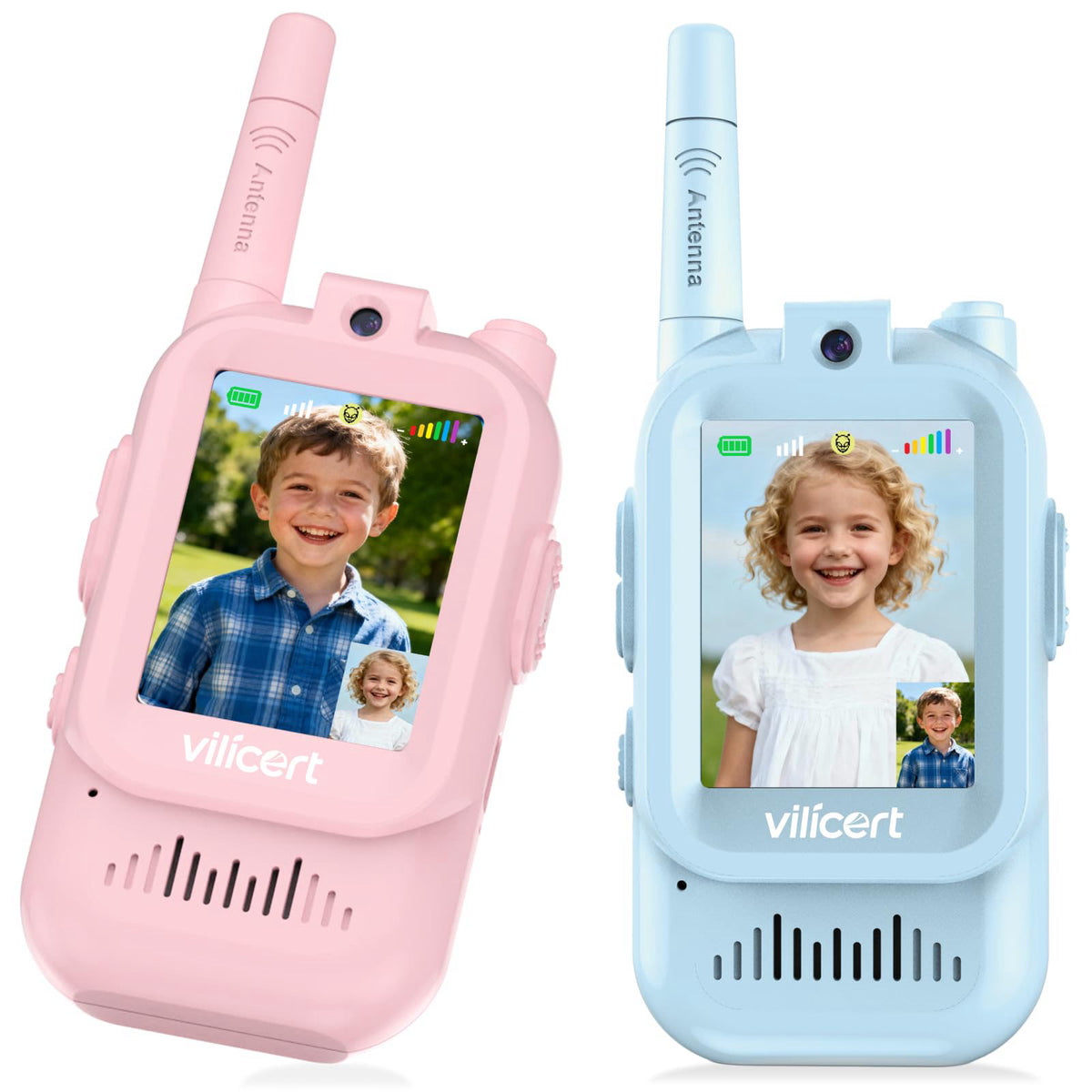 Video Walkie Talkie Toys for Age 3 12 Boys Girls 2 Pack