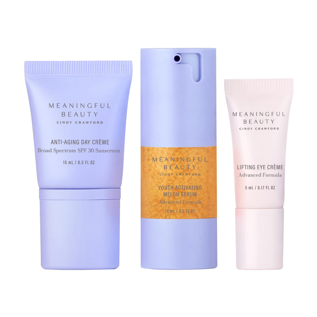 Meaningful Beauty Travel Size 3 Piece Anti Aging Skincare