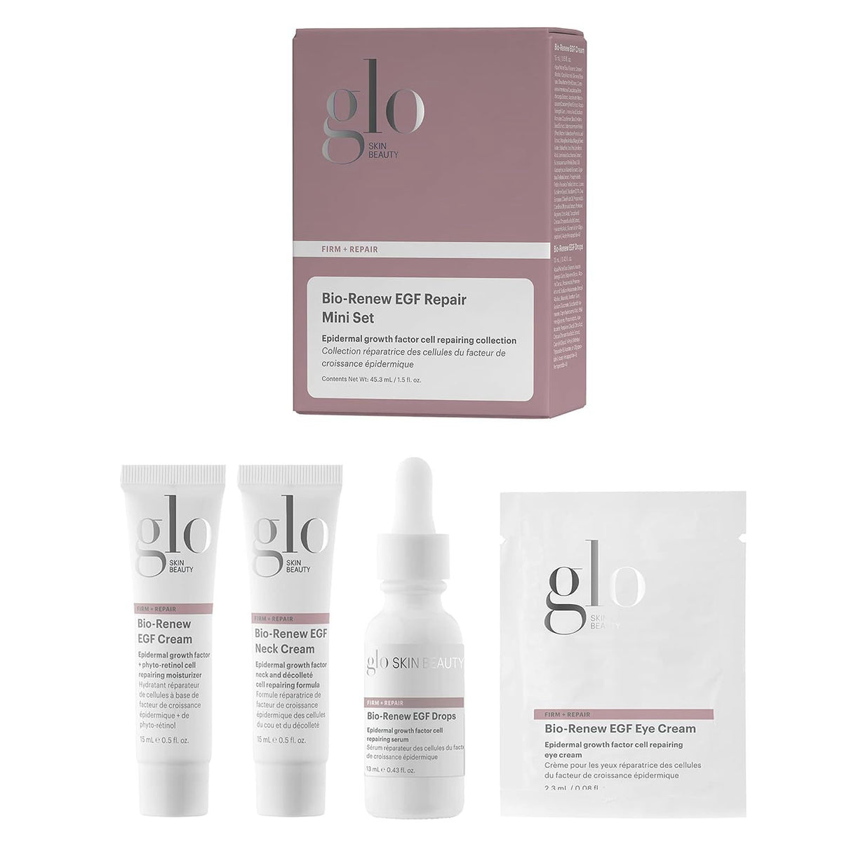 Glo Skin Beauty Bio Renew EGF Anti Aging Travel Discovery