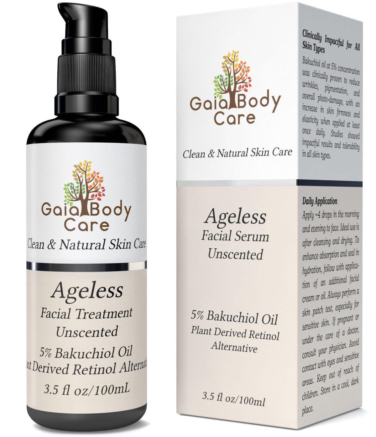Gaia Body Care 5 Bakuchiol Oil Organic