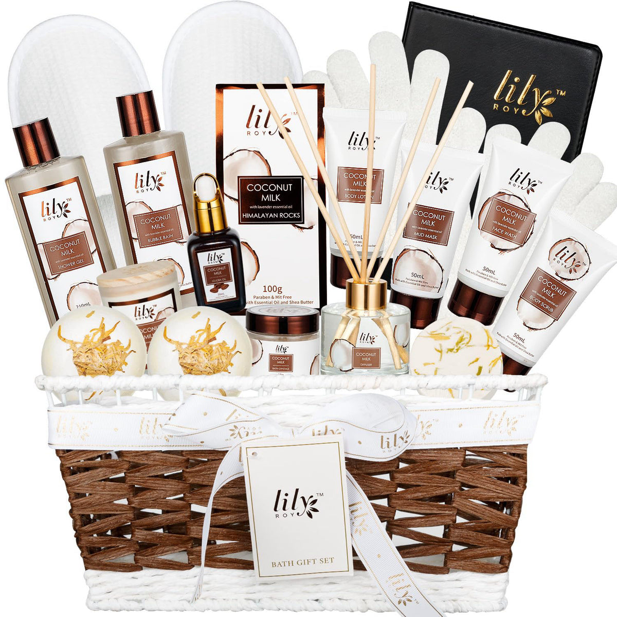 Mothers Day Gifts for Women 18Pcs Bath and Body Gift Basket