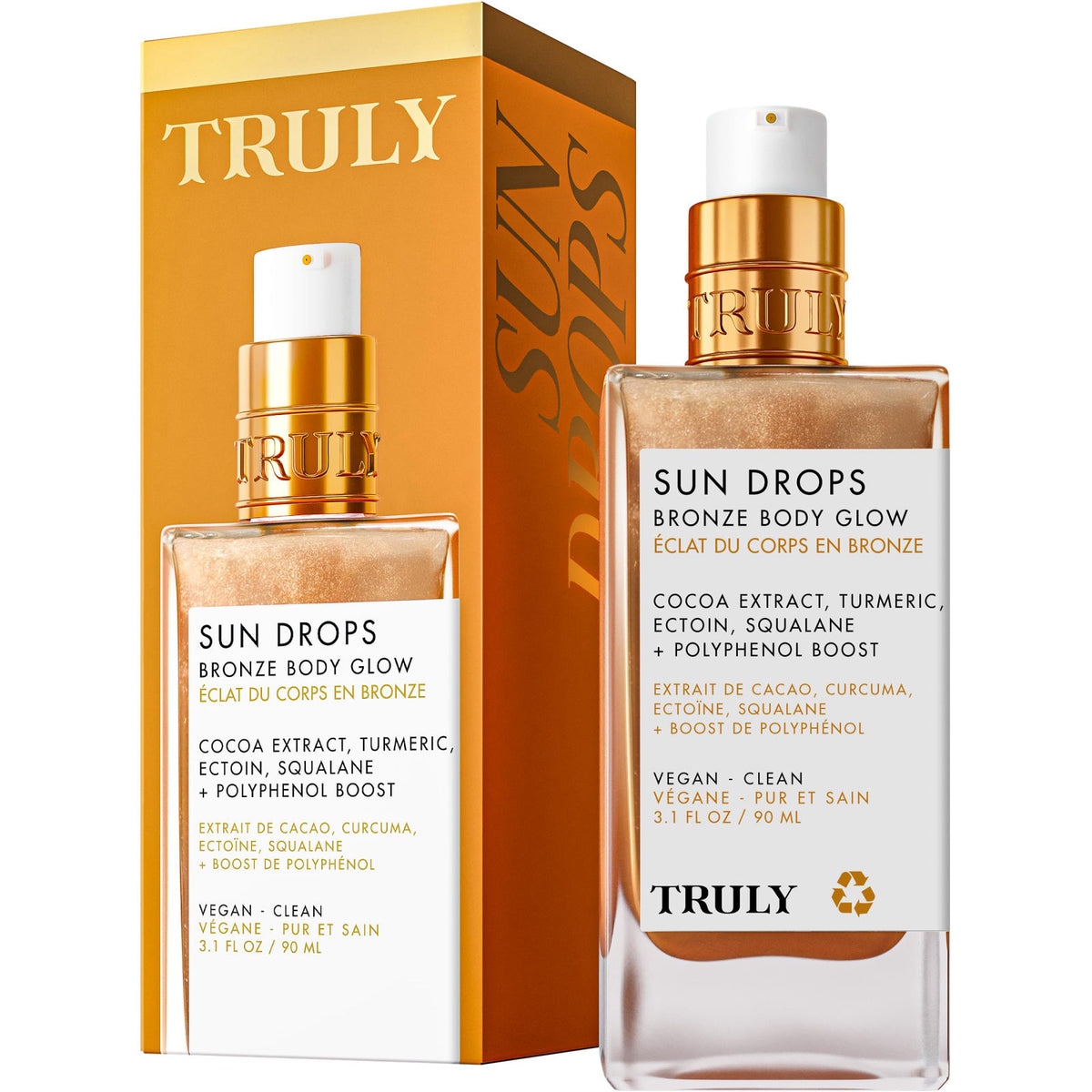 Truly Beauty Sun Drops Bronze Body Glow Oil