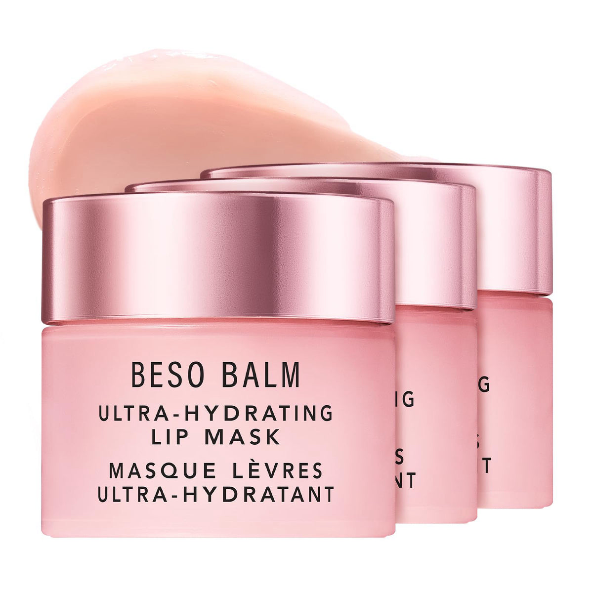 JLO BEAUTY Beso Balm Lip Gloss Lip Mask Vanilla Scented 3