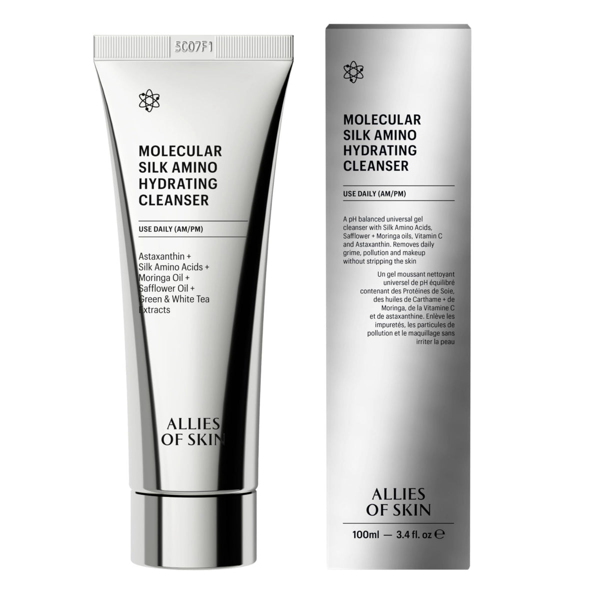 Allies of Skin Hydrating Silk Amino Face Cleanser 3 4 Fl Oz