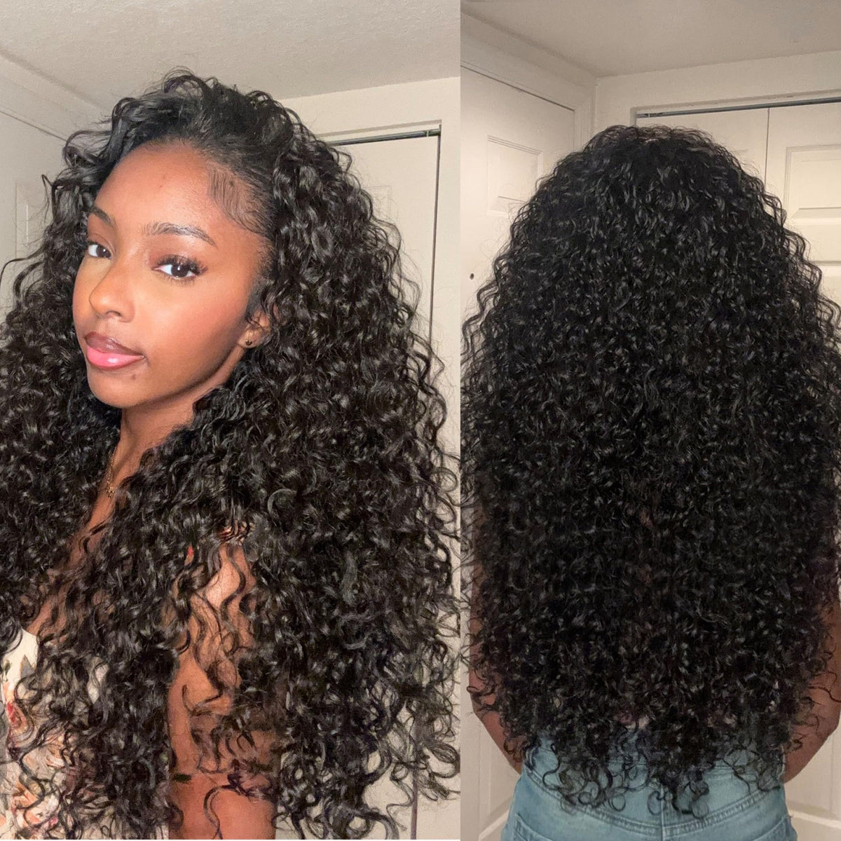 Curly Half Wig 26 Inches Veralux Fiber Blend Human Hair