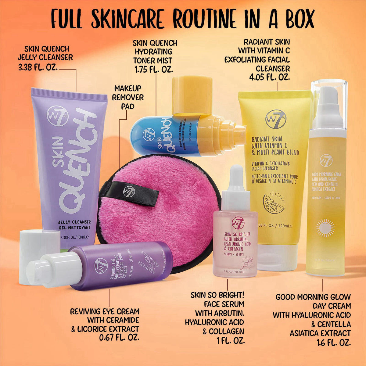 W7 Beauty Blast Skincare Secrets Set