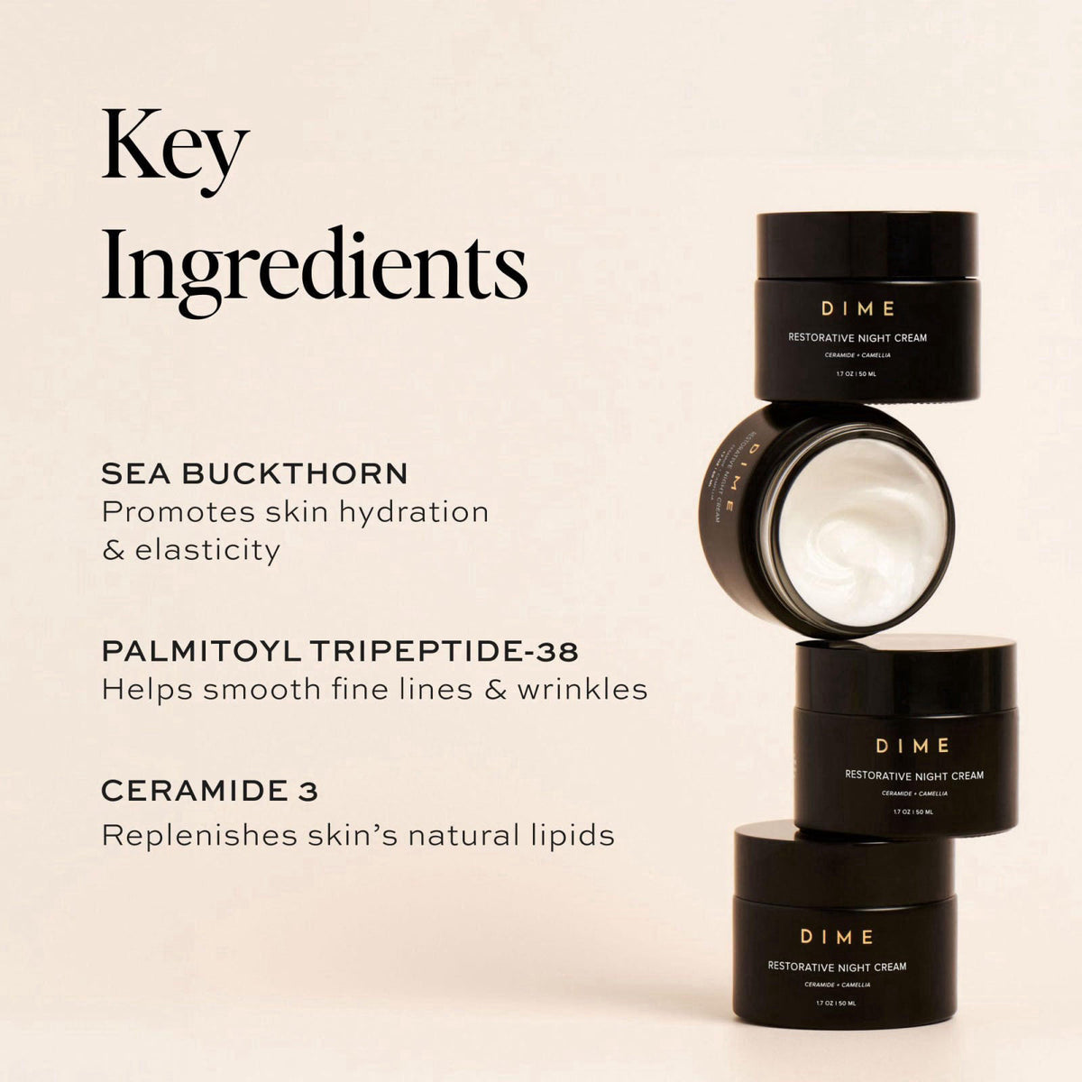 DIME Beauty Restorative Night Cream
