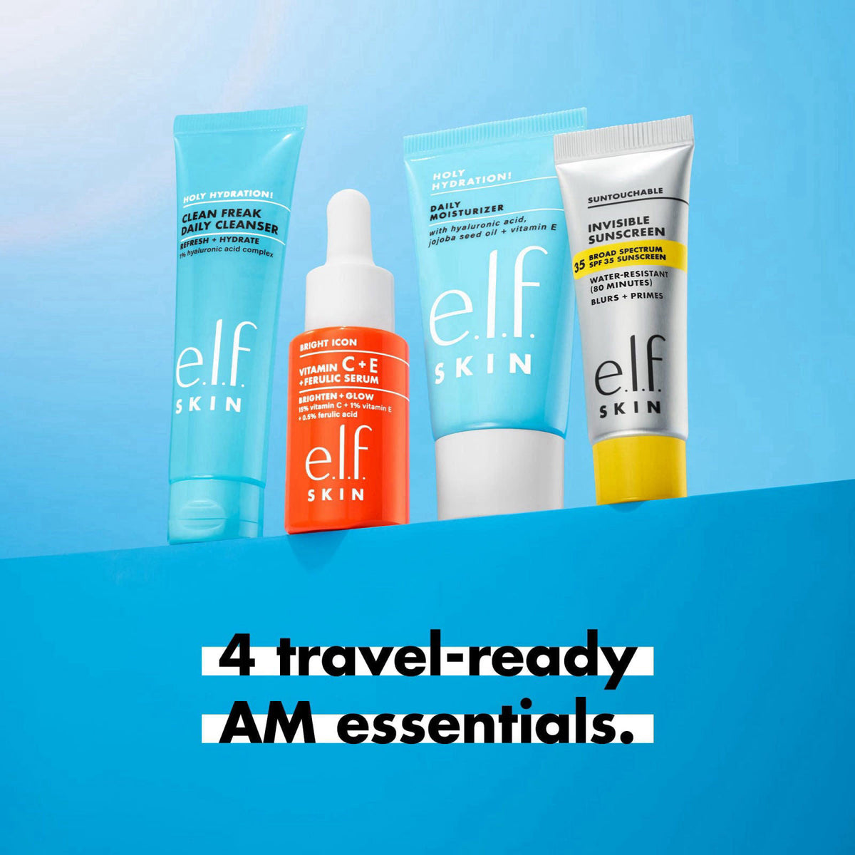 e l f SKIN Wake the e l f Up Skincare Kit