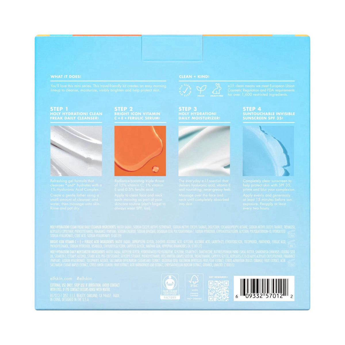 e l f SKIN Wake the e l f Up Skincare Kit