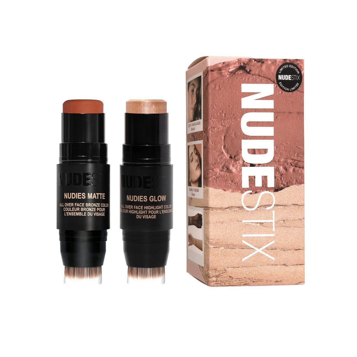 Nudestix Baby Nude Skin Kit Full Size Cream Blush