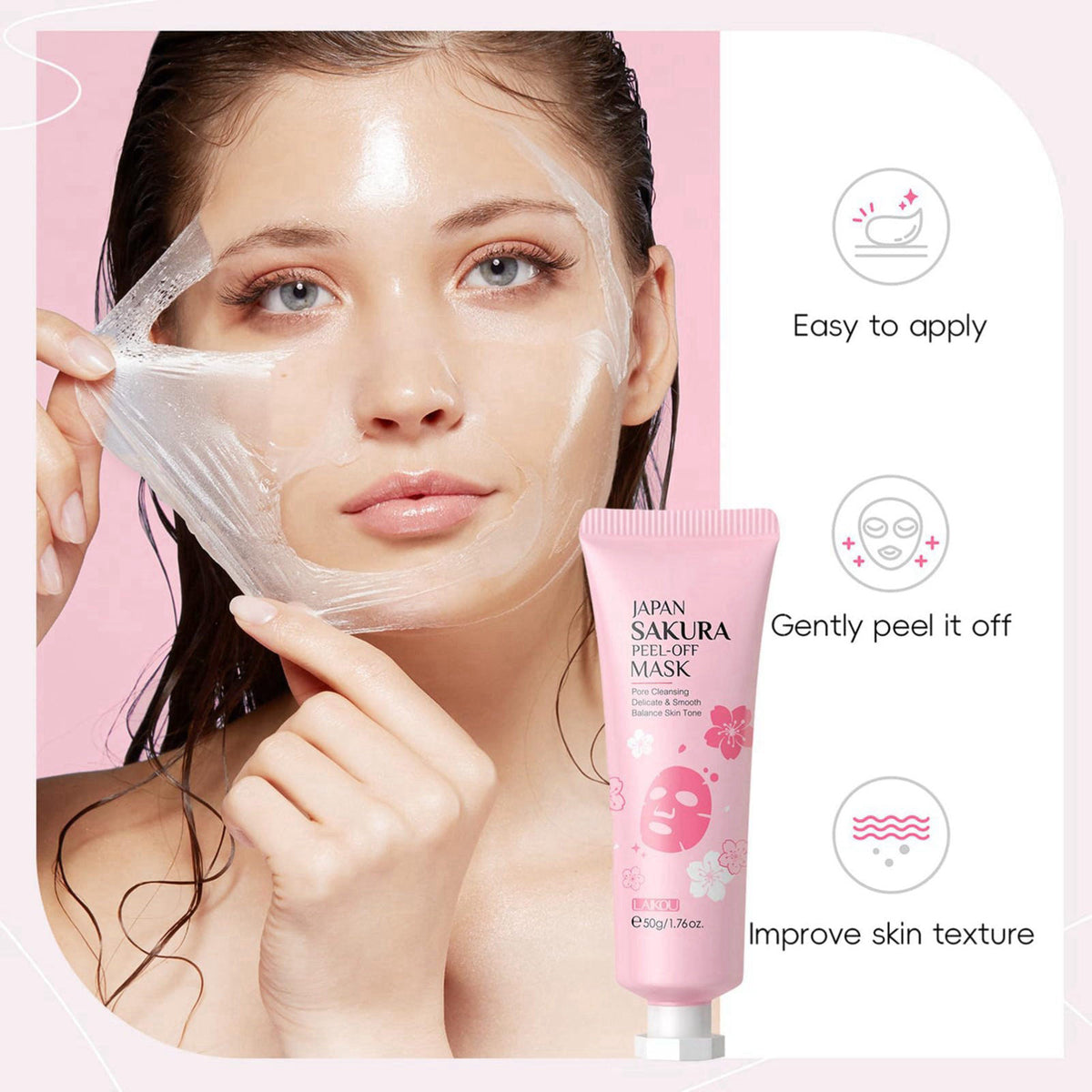 Skin Care Set Sakura Women Beauty Gift Sets Korean Skin Care