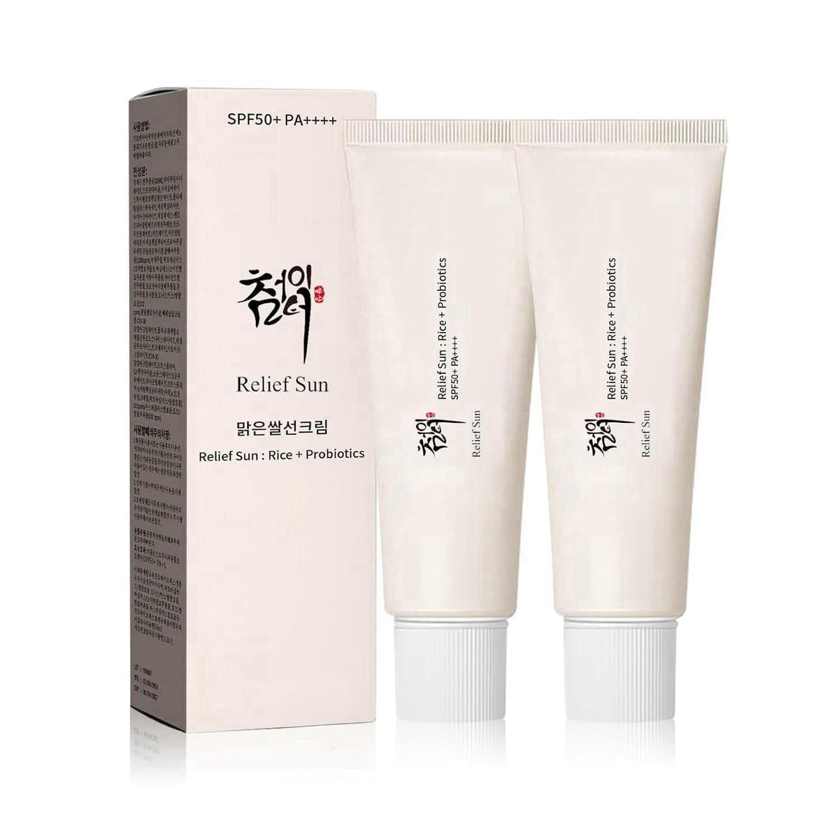 Organic Korean sunscreen SPF50 PA Riceand Probiotics
