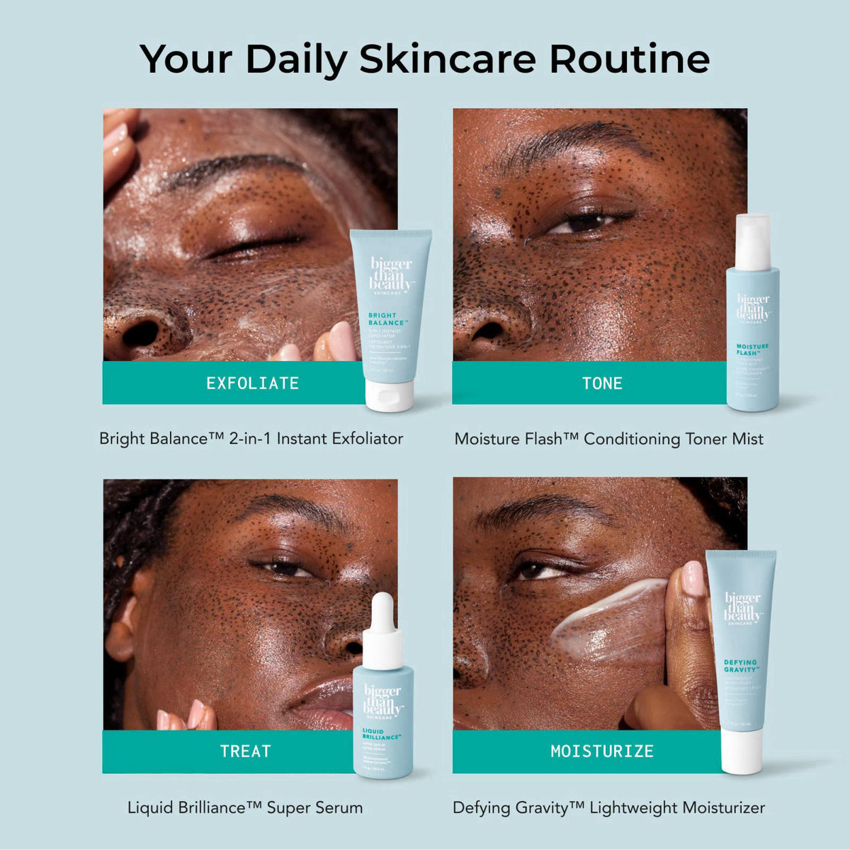 Bigger Than Beauty Bright Balance 2 in 1 Exfoliator Vegan