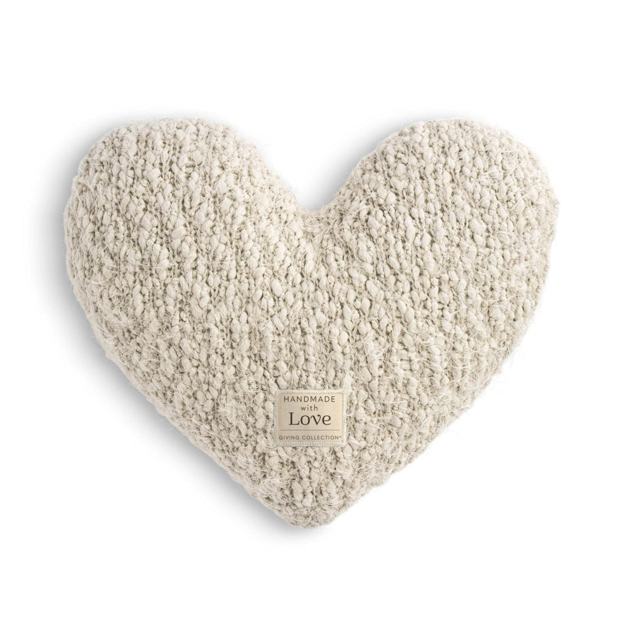 DEMDACO Giving Collection Cream Weighted Giving Heart 1 85