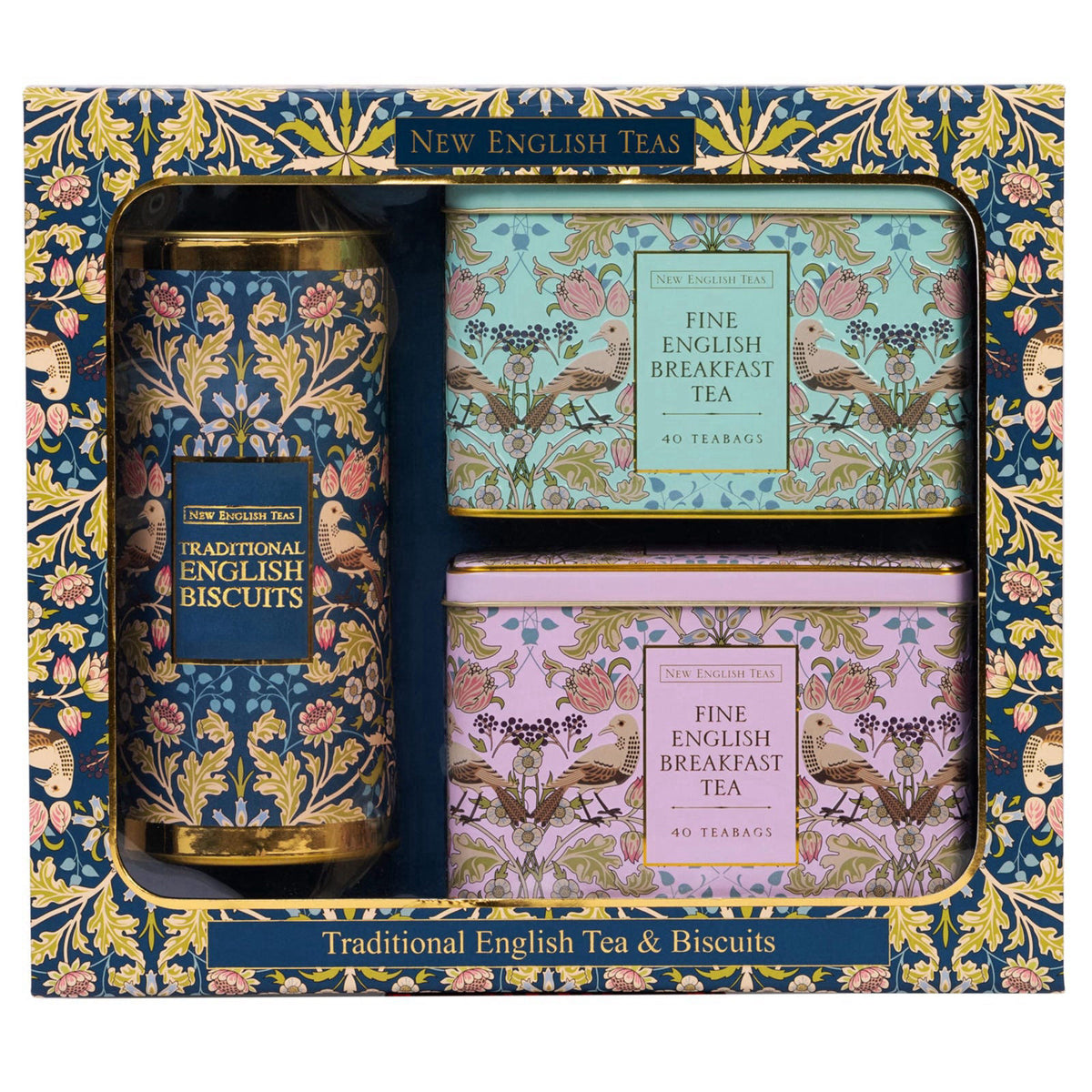 New English Teas Song Thrush British Tea Cookies Gift Set
