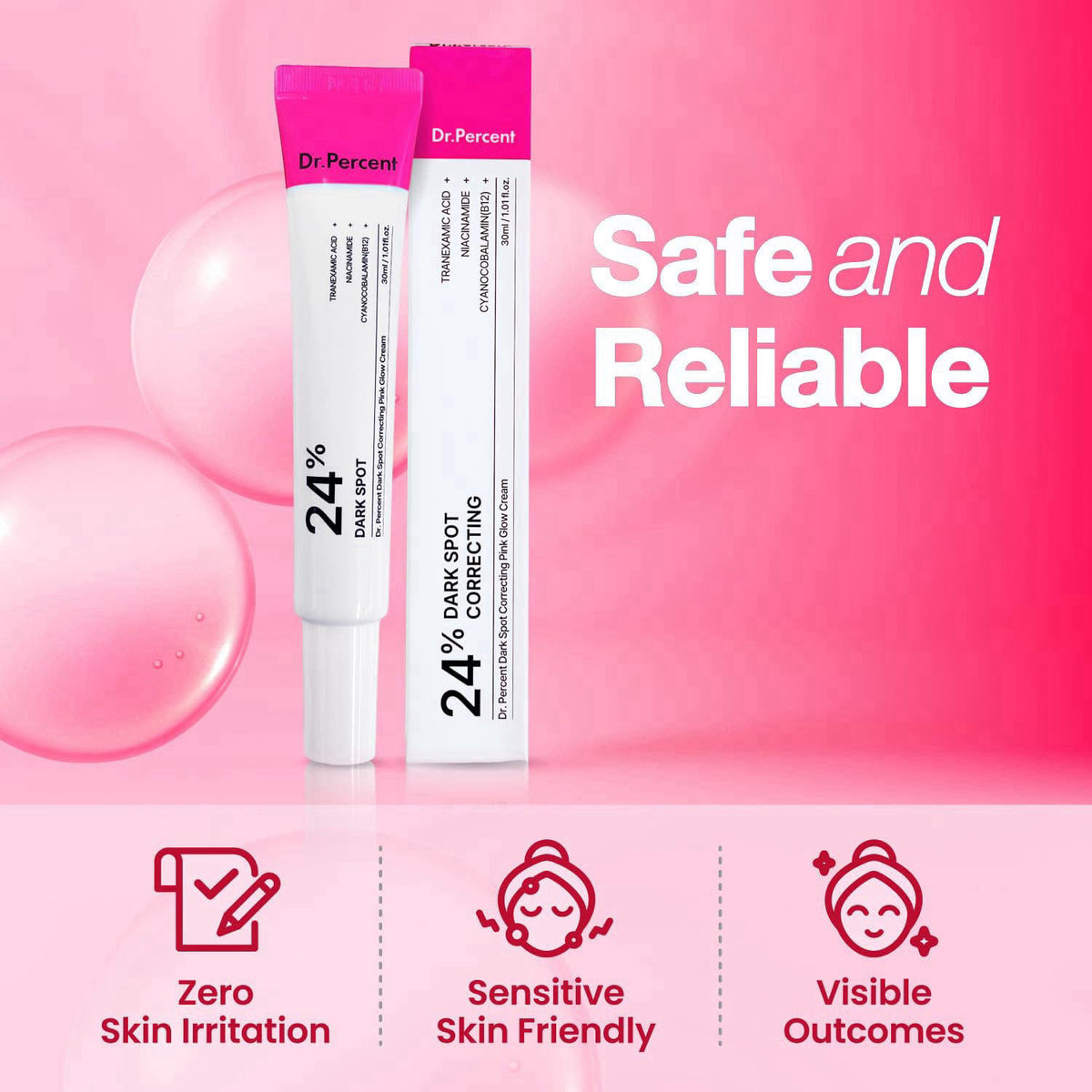 Dark Spot 24 Correcting Pink Glow Cream