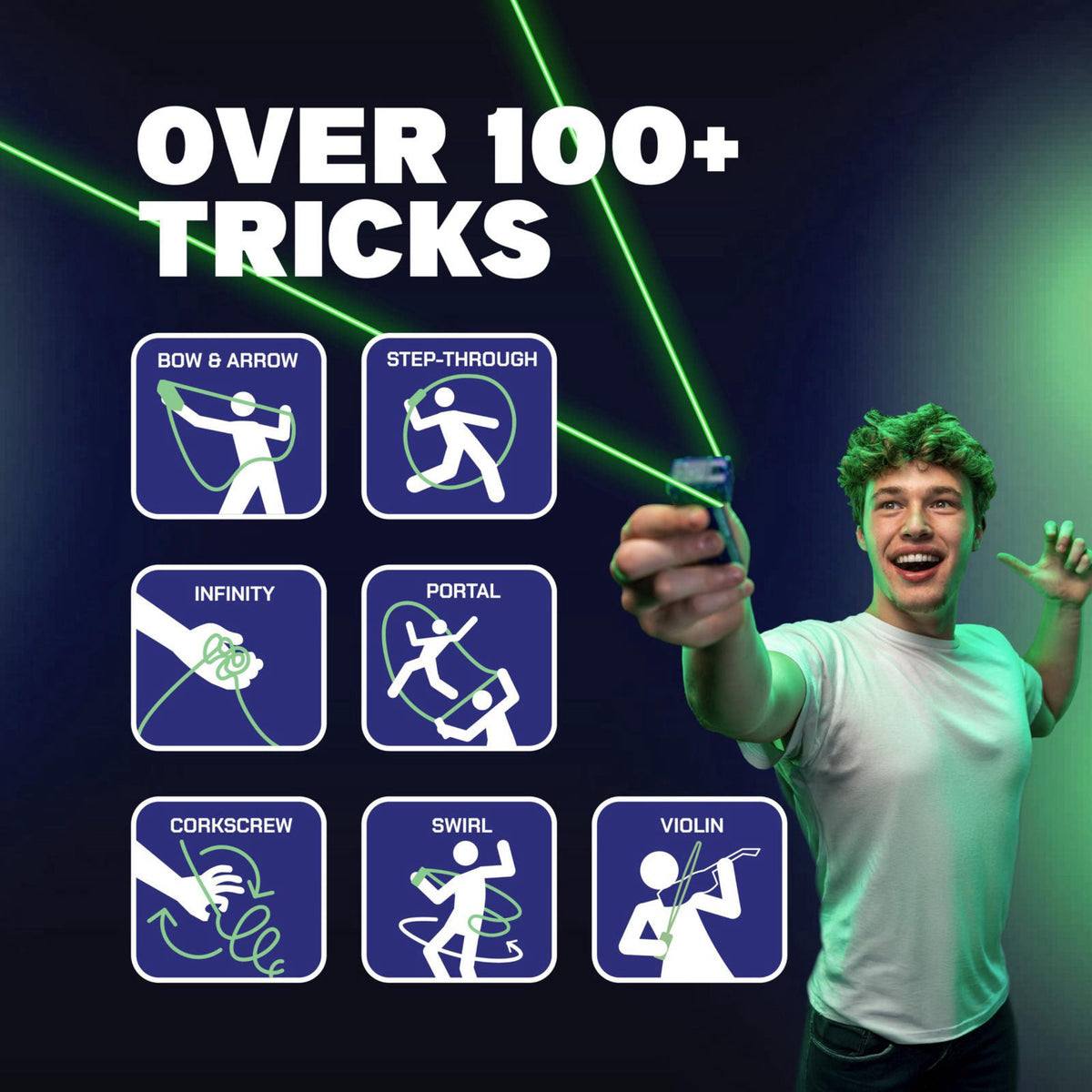 ZipString Luma Glow in The Dark String Toy