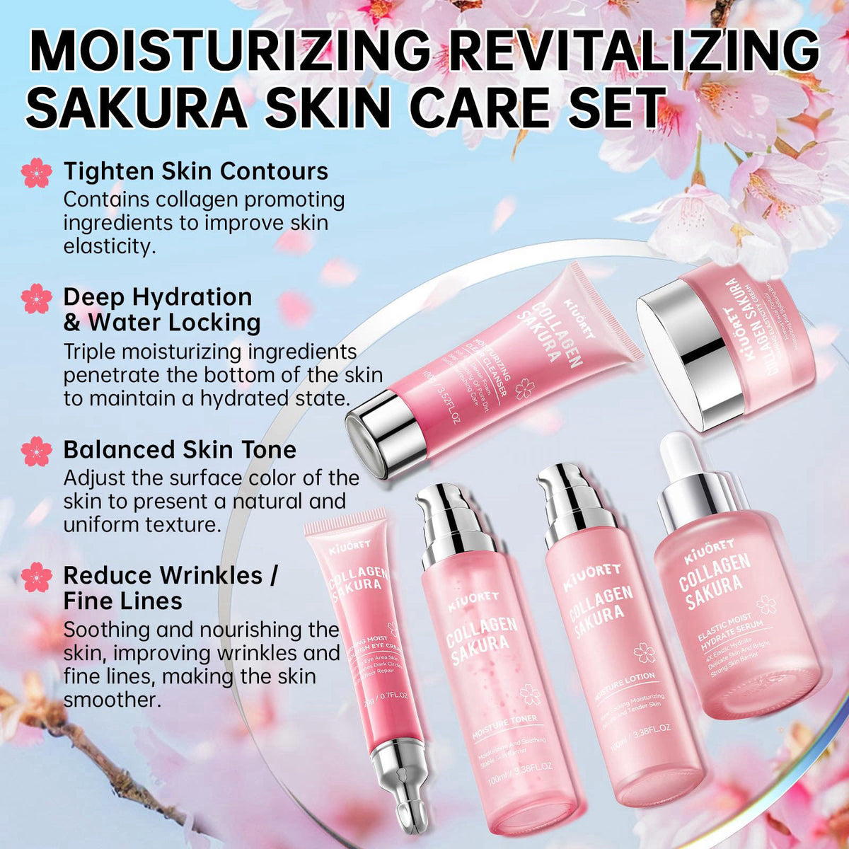 Sakura Skin Care Set