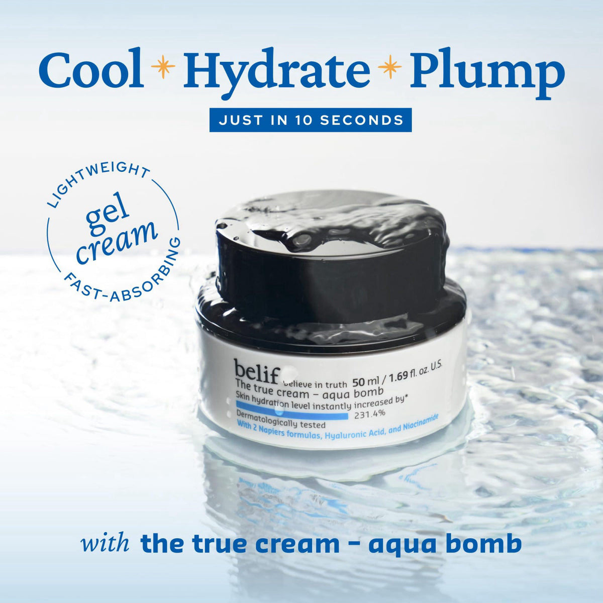 belif Aqua Bomb Daily Niacinamide Hydrating Moisturizer