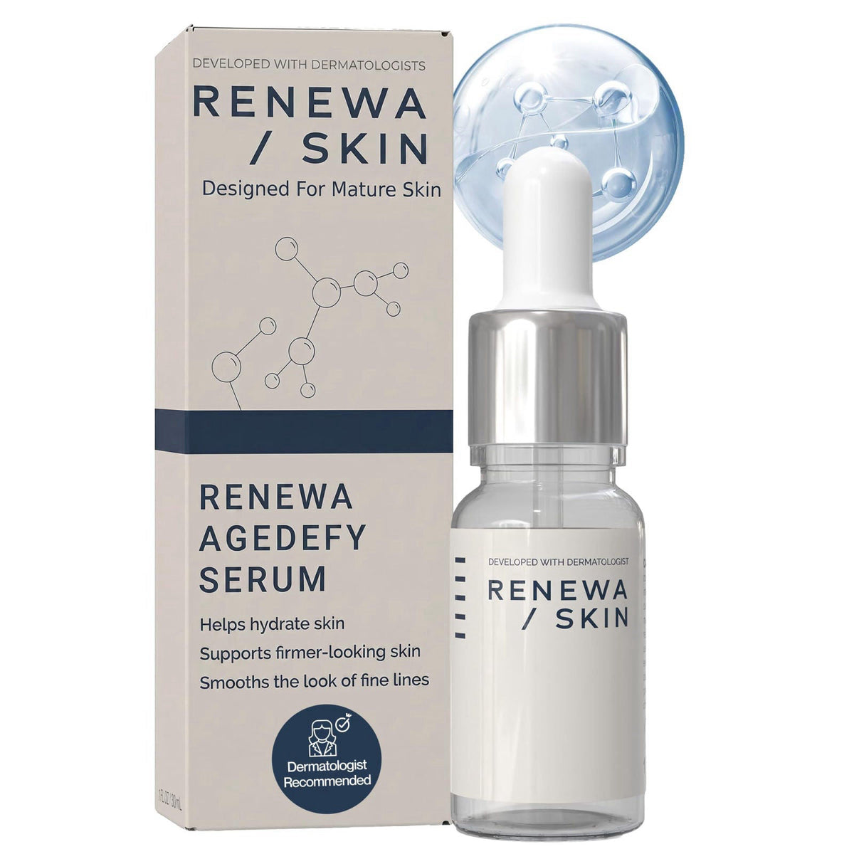 RenewaSkin AgeDefy Niacinamide 5 Serum Lightweight Hydrating