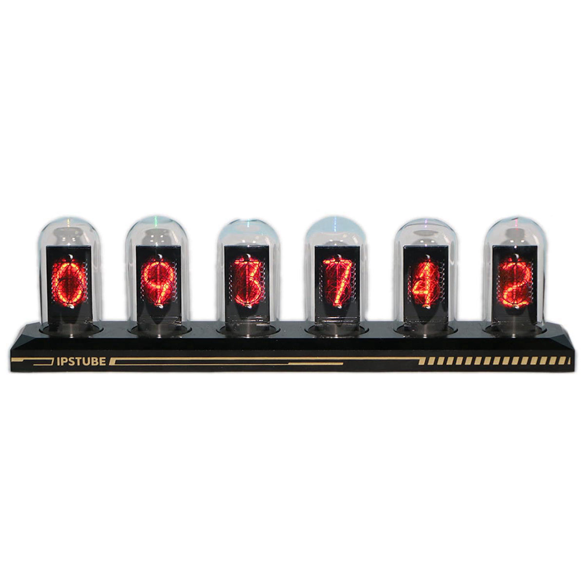 Nixie Tube Clock Glow Tube Clock IPS Color Screen Digital