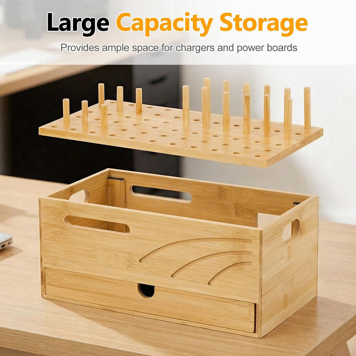 Homde Office Charging Station Organizer 2 Layer Charger